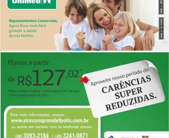 Campanha Unimed- Carências Super Redizidas Campanha Unimed- Carências Super Redizidas