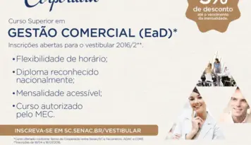 Curso Superior em GESTÂO COMERCIAL (EaD)