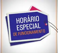 Horário Especial no Atendimento 07/08