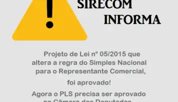 SENADO APROVA O PROJETO DE LEI Nº 05/2015
