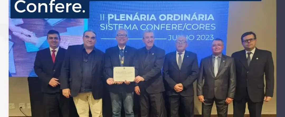 Vice-presidente do SIRECOM Grande Florianópolis recebe Comenda do Confere