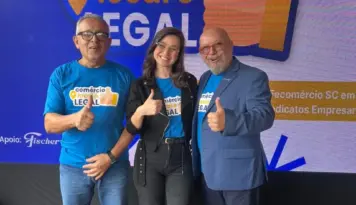 Sirecom Grande Florianópolis participa do lançamento da campanha 'Comércio Local é Legal 2026'
