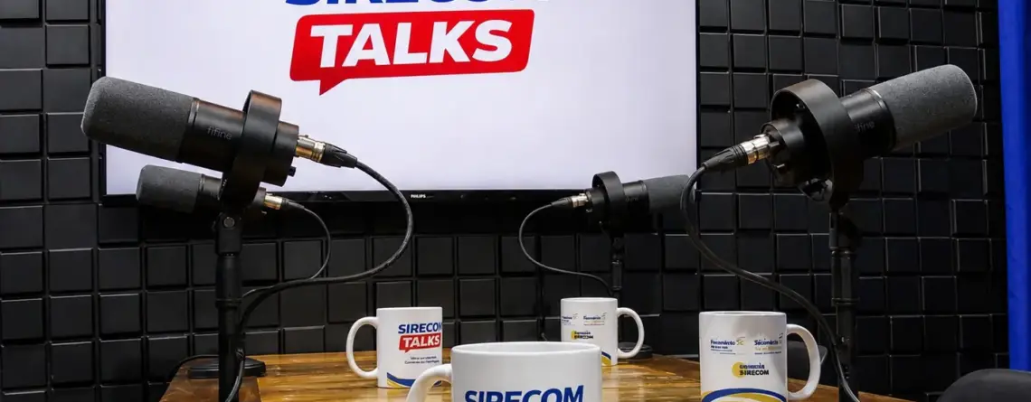 Bastidores do SIRECOM Talks: um novo espaço para conhecimento e conexões